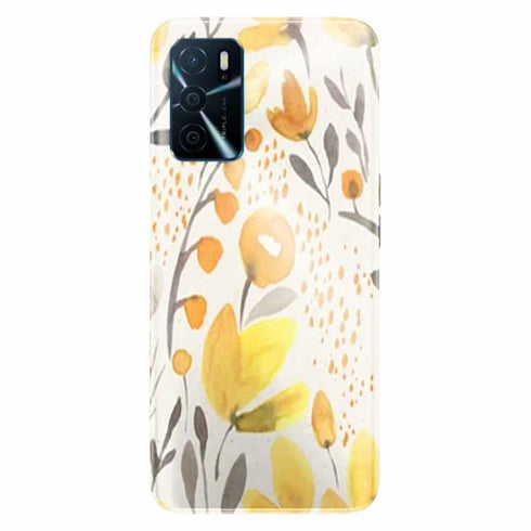 Coque Oppo A16 Champs Jaunes