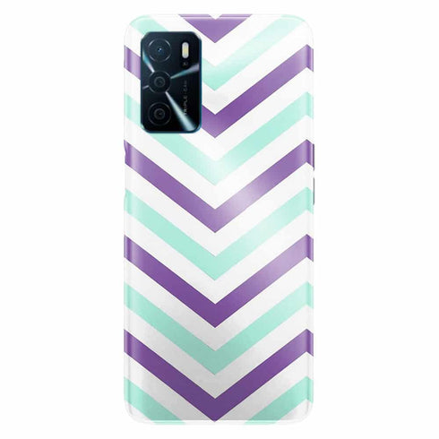 Coque Oppo A16 Milka Chevrons