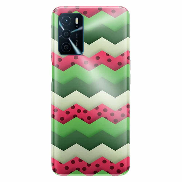Coque Oppo A16 Pasteque Summer Chevrons