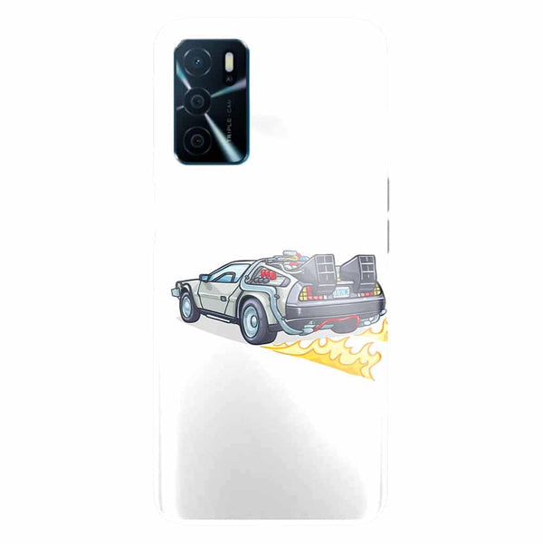 Coque Telephone Oppo A16 originale Delorean retour vers le futur