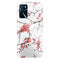Coque Oppo A16 fleurs de cerisier orientales blanches et rouges