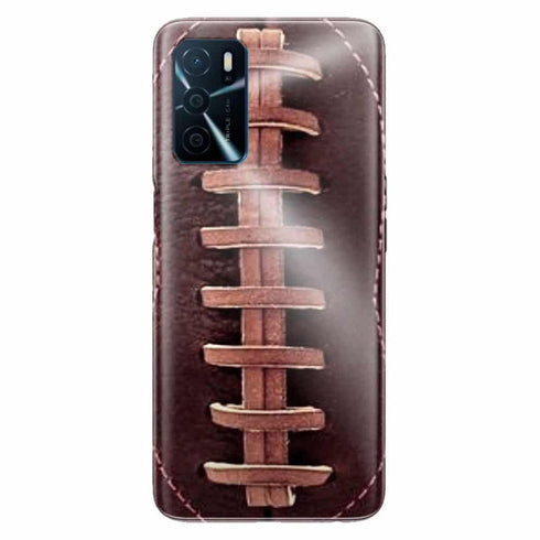 Coque Oppo A16 Football Cuir Vintage