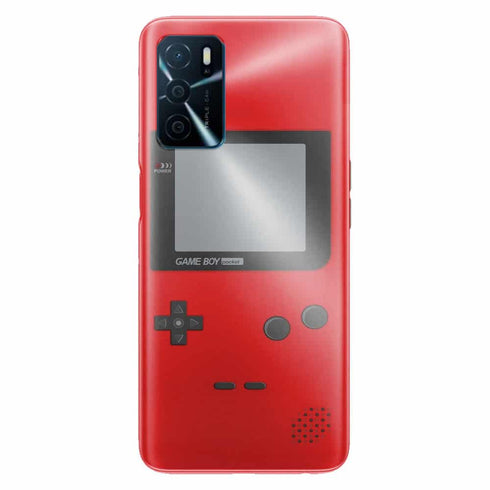 Coque Oppo A16 Game Boy Rouge