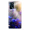 Coque Oppo A16 Jardin Fleuri Violet Doré