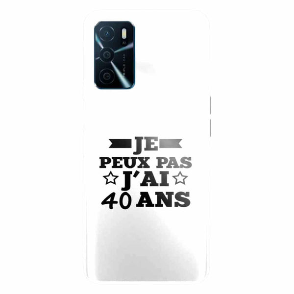 Coque de smartphone Oppo A16 J'ai 40 ans