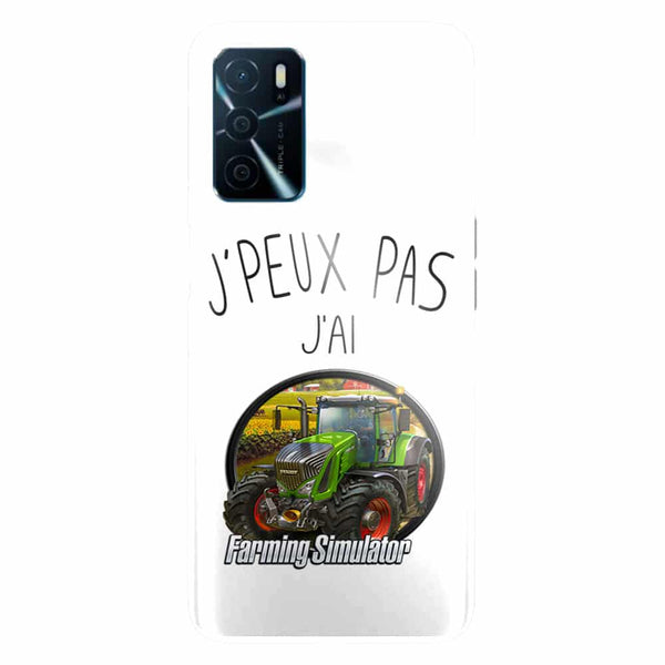 Coque Oppo A16 Je peux pas j'ai farming simulator