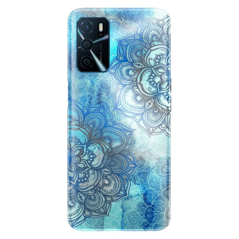Coque Oppo A16 Blue Lost Mandala