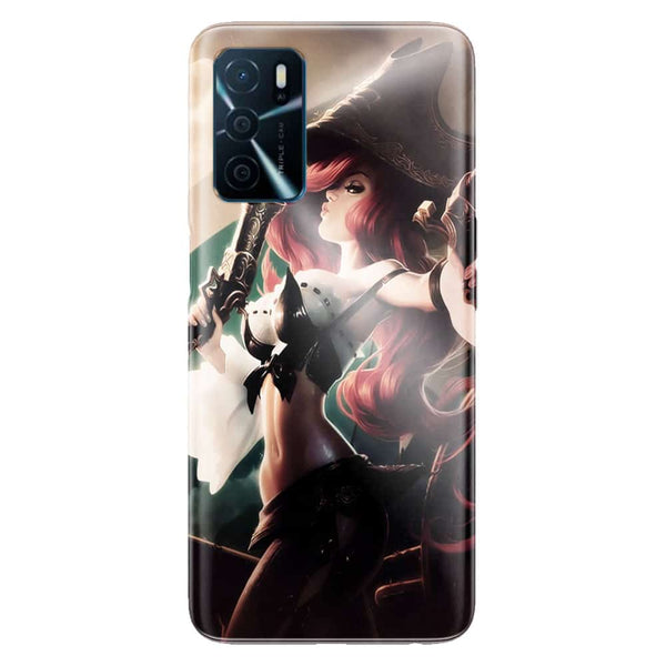 Coque Oppo A16 Manga Girl Pirate