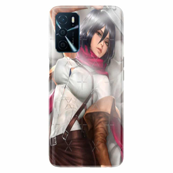 Coque Oppo A16 Mikasa Attack on Titan filles sexy beau cul