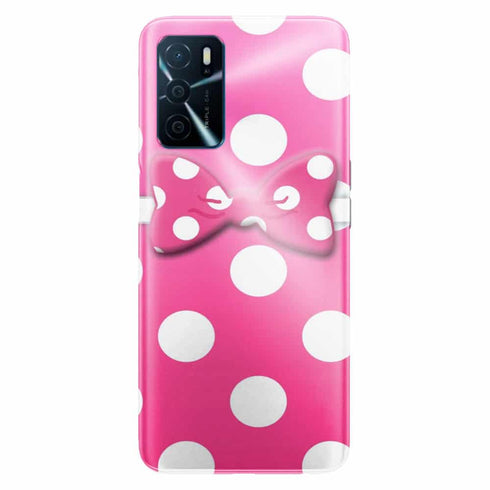 Coque Oppo A16 Minnie Noeud Rose