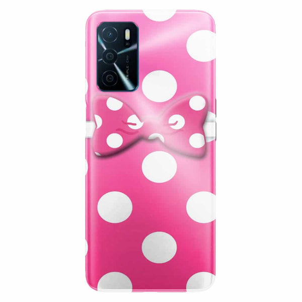 Coque Oppo A16 Minnie Noeud Rose