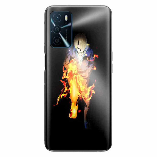 Coque Oppo A16 One Piece Sanji Jambe En Feu
