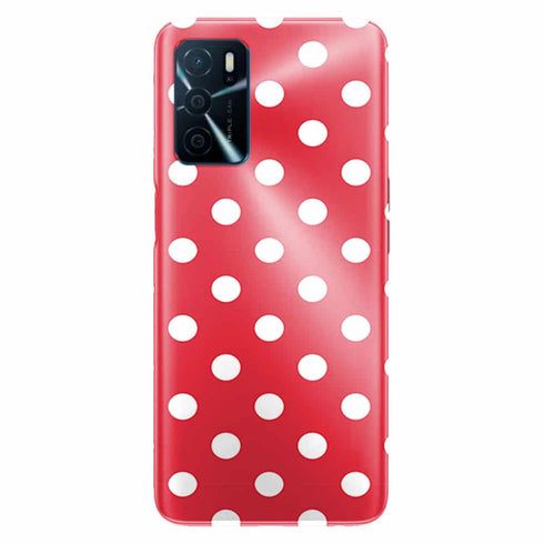 Coque Oppo A16 Rouge à Pois
