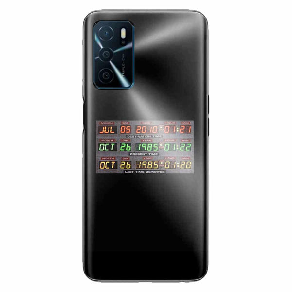 Coque Oppo A16 originale Time Machine Back To The Future