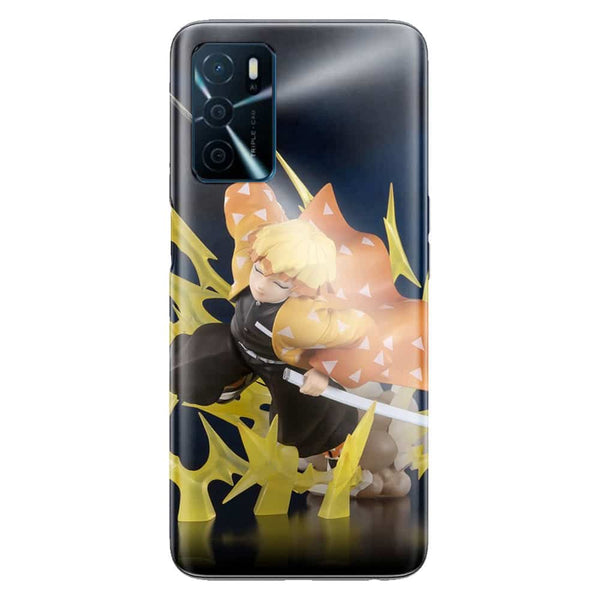 Coque Oppo A16 Zenitsu demon slayer