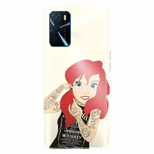 Coque Oppo A16 Ariel Tattoo Jack Daniels