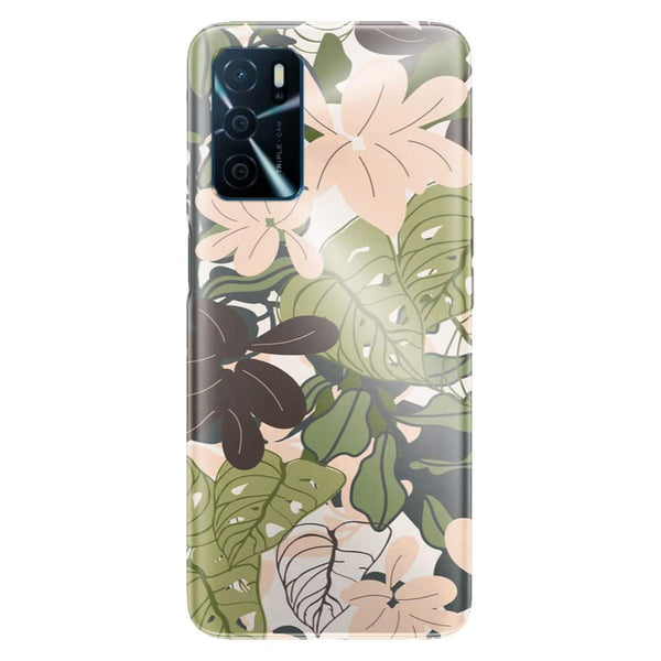 Coque Oppo A16 Bohemian Tropical Foliage