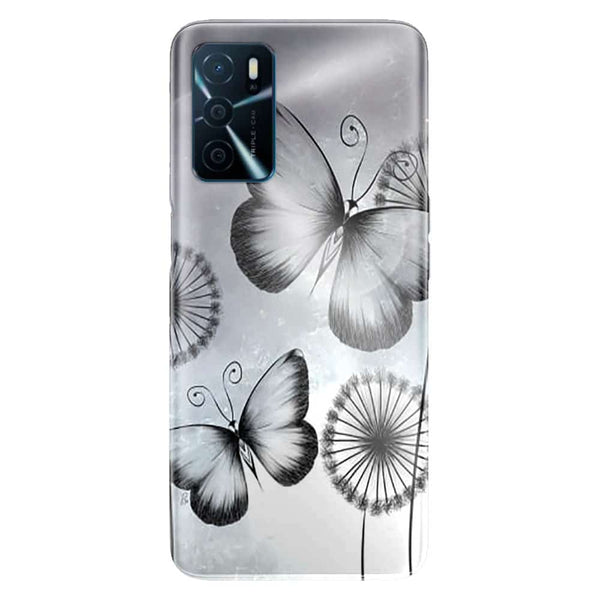 Coque Oppo A16 Butterflies Dandelion