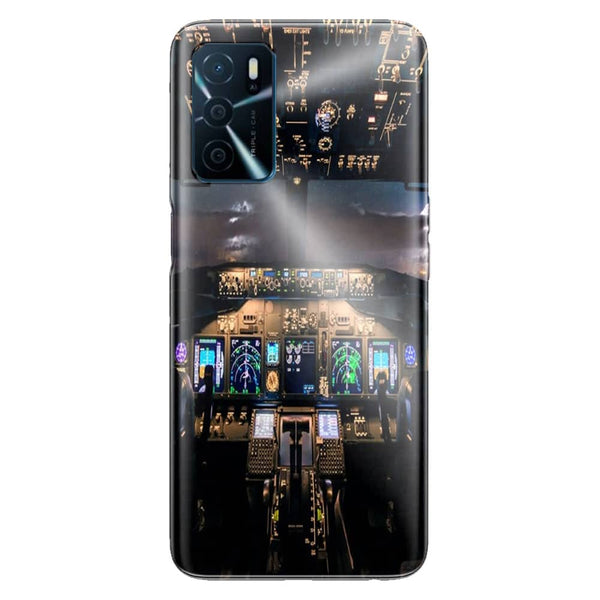 Coque Oppo A16 Cockpit aircraft