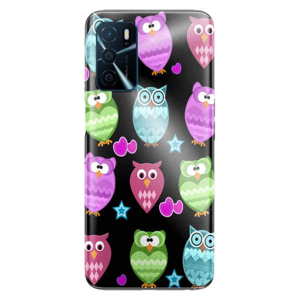 Coque Oppo A16 Funky owls