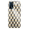 Coque Oppo A16 Glitter triangles in gold black and nude