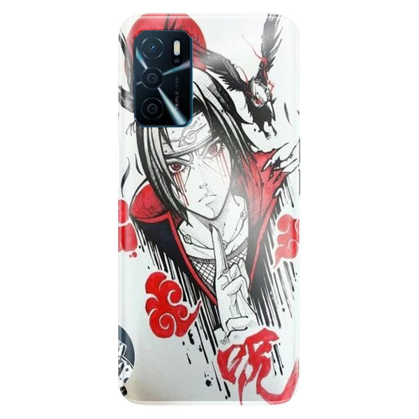 Coque Oppo A16 itachi blood eyes raven akatsuki
