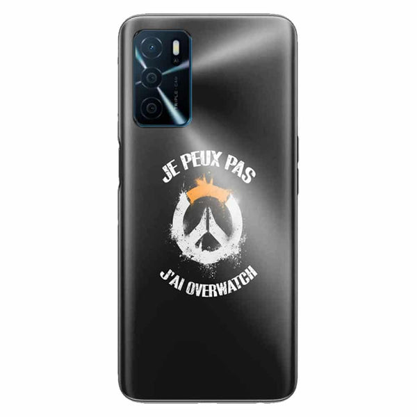 Coque Oppo A16 je peux pas j'ai overwatch