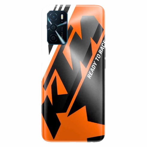 Coque Telephone Oppo A16 originale KTM Racing Orange and Black