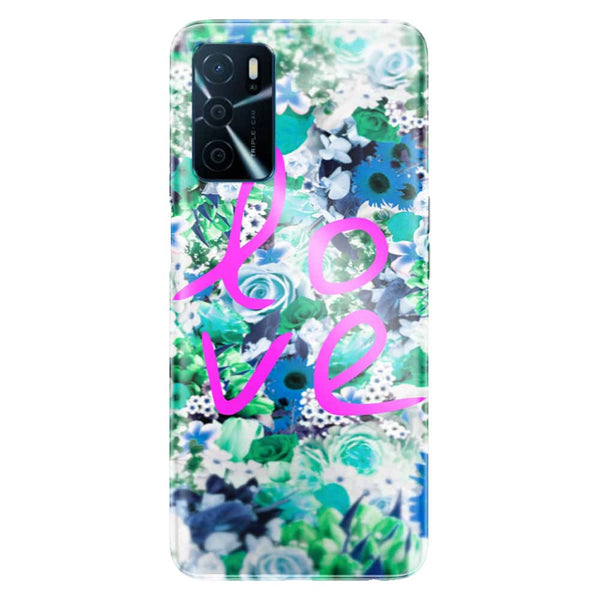 Coque Oppo A16 Love Floral
