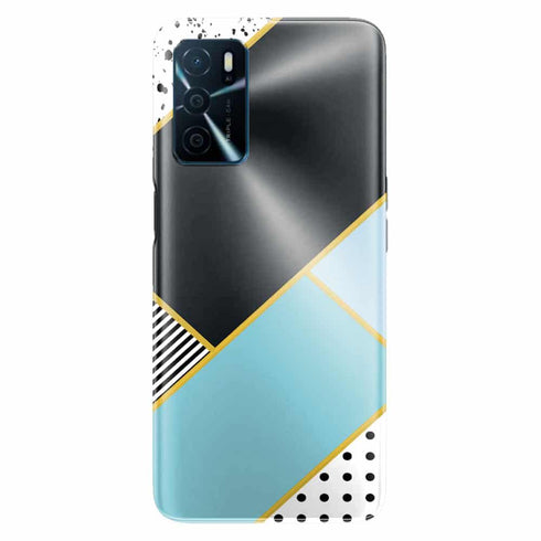 Coque Oppo A16 Minimal Blue Style