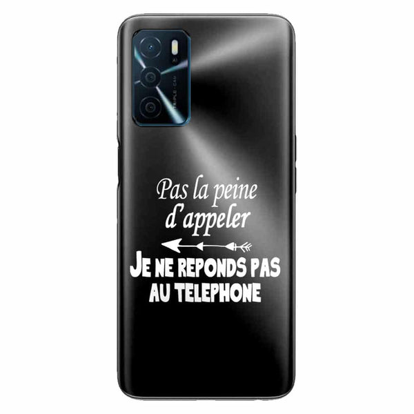 Coque Oppo A16 Pas la Peine d'appeler