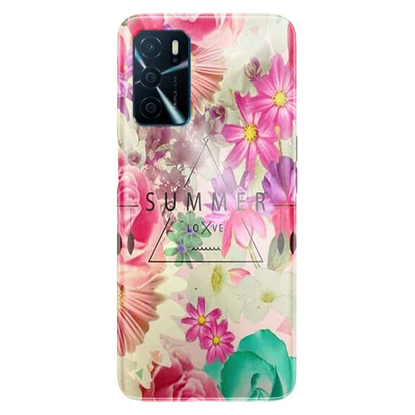 Coque Oppo A16 Summer Love | Housse téléphone en Silicone, Collection Vintage