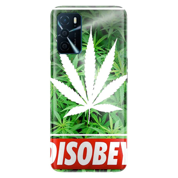 Coque Oppo A16 Weed Cannabis Disobey