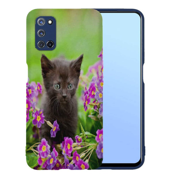 Coque Oppo A52, A72, A92 Bebe Chaton Mignon