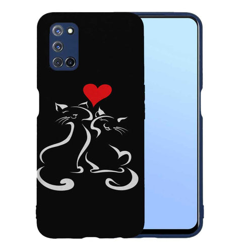 Coque Silicone Oppo A52, Compatible Modeles A72, A92