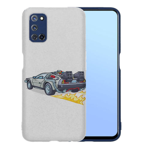 Coque Telephone Oppo A52 originale Delorean retour vers le futur