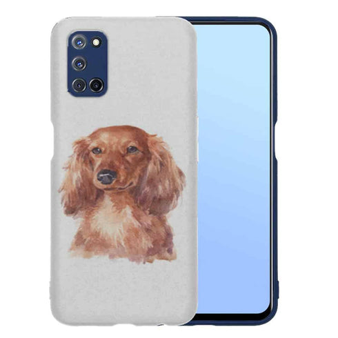 Coque Oppo A52, A72, A92 Mon Teckel en Portrait