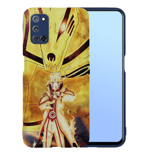 Coque Oppo A52, A72, A92 Naruto Kyubi Jaune