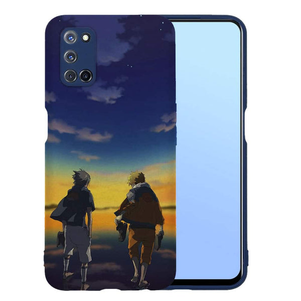 Coque Oppo A52, A72, A92 Naruto & Sasuke Ciel Etoilé