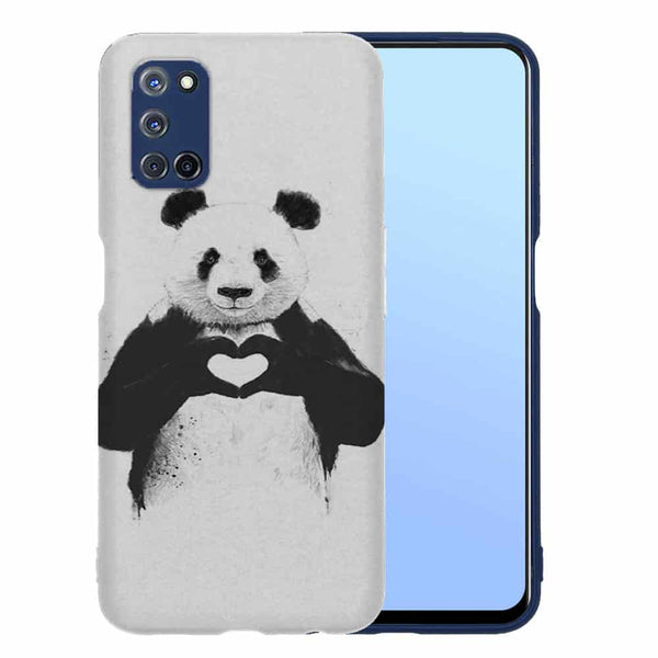 Coque Silicone Oppo A52, Compatible Modeles A72, A92