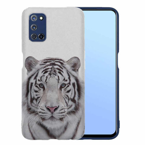 Coque Oppo A52, A72, A92 Tigre Blanc