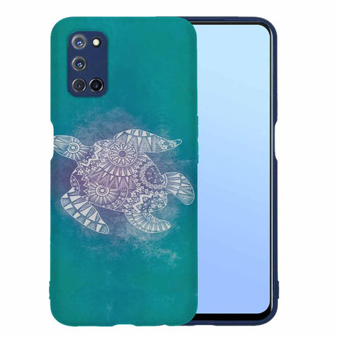 Coque Oppo A52, A72, A92 Tortue Mandala