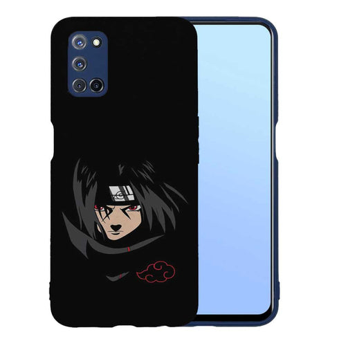 Coque Oppo A52, A72, A92 Itachi Fond Noir