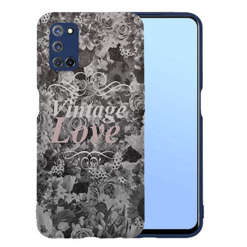 Coque Oppo A52 Vintage love in black and white