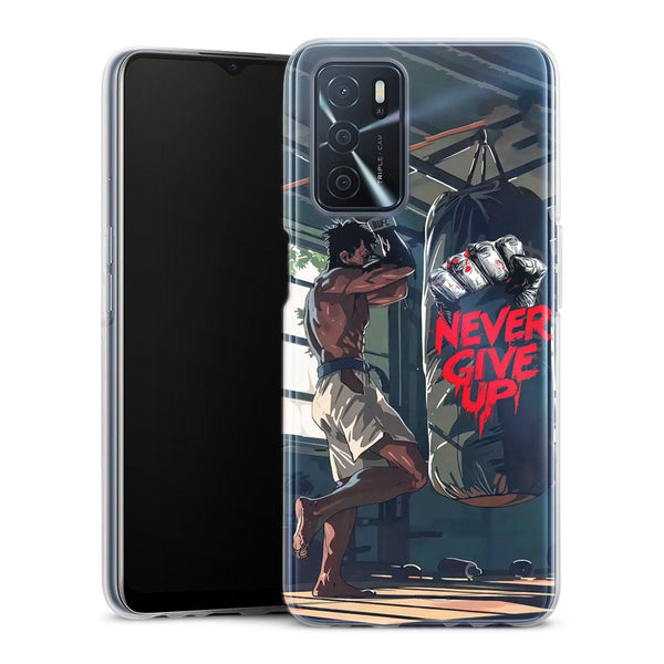Coque Oppo Boxe Never Give Up
