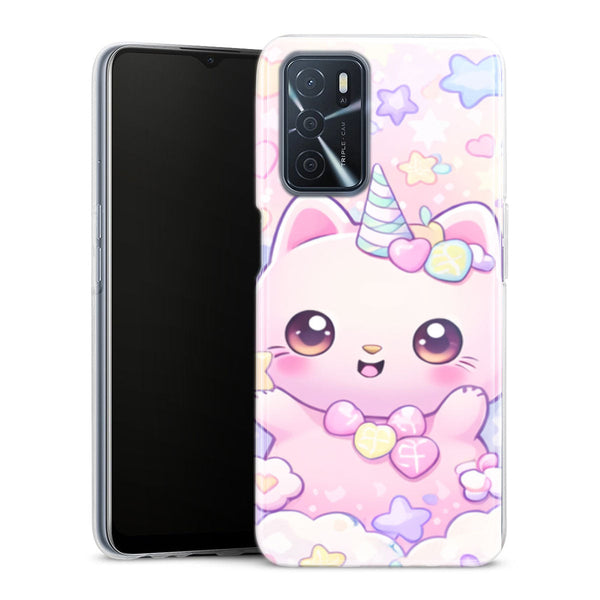 Chaton Licorne Pastel | Coque Oppo