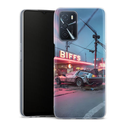 Coque Oppo Delorean Retro Car