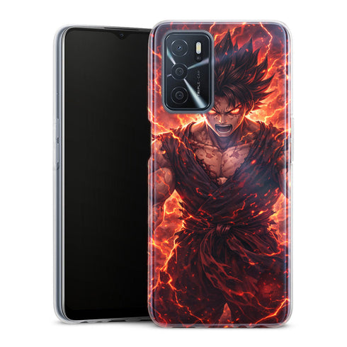 Coque silicone Manga livraison rapide poru téléphone Oppo style Dragon Ball Manga Saiyan