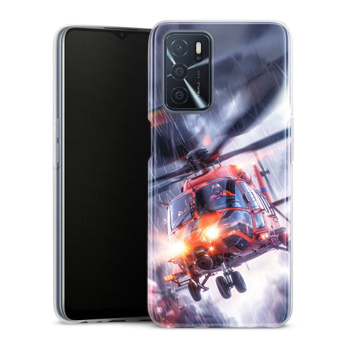 Coque Oppo Helicoptere Pompier Sauvetage - MaCoquePerso