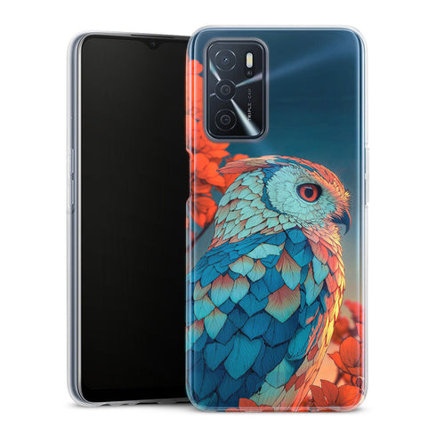 Coque Oppo Hiboux Colore Majestueux